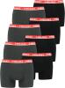 HEAD Herren Boxershorts Unterwäsche 8P (Grey/Red, M)