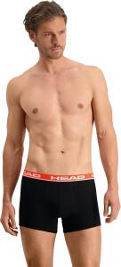 HEAD Herren Boxershorts Unterwäsche 8P (Grey/Red, L)