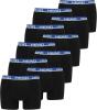Head Herren Boxershorts Unterhosen Unterwäsche 10P (Black/Blue, XL)