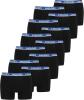 HEAD Herren Basic Boxer Pant Shorts Unterwäsche Unterhose 12 er Pack, Farbe:008 - Black/Blue, Bekleidungsgröße:M