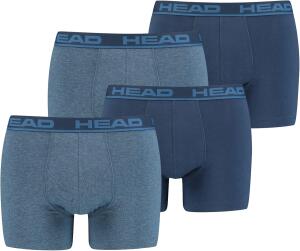 HEAD Herren Boxershorts Unterhosen 4P (Blue Heaven, M)