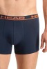 HEAD Herren Boxershorts Unterhosen 4P (Blue/Orange, L)