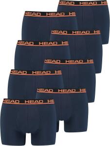 Head Herren Boxershorts Unterwäsche 8P (Blue/Orange, L)
