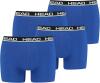 HEAD Herren Boxershorts Unterhosen 4P (Blue / Black, M)
