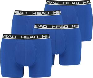 HEAD Herren Boxershorts Unterhosen 4P (Blue/Black, XL)