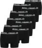 HEAD Herren Boxershorts Unterhosen Unterwäsche 10P (Black, L)
