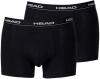 HEAD Herren Boxershorts Unterhosen Unterwäsche 10P (Black, XXL)