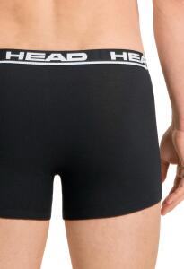 HEAD Herren Boxershorts Unterhosen 4P (Black, M)