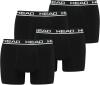 HEAD Herren Boxershorts Unterhosen 4P (Black, L)