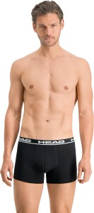 HEAD Herren Boxershorts Unterhosen 4P (Black, L)