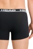 HEAD Herren Boxershorts Unterhosen 4P (Black, L)