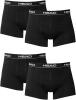 4 er Pack Head Herren Boxer Boxershorts Basic Pant Unterwäsche , Bekleidungsgröße:M, Farbe:200 - black