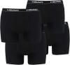 HEAD Men Boxershort Basic Boxer 4er Pack, Größe:M, Farbe:Black