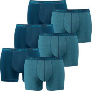 HEAD Herren Boxer Short Underwear (6er Pack), Blue...