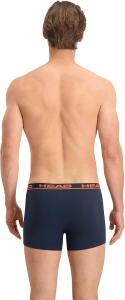Head Herren Boxer Short Underwear (6er Pack) (M, Blue/Orange)