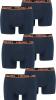 Head Herren Boxer Short Underwear (6er Pack) (M, Blue/Orange)