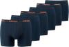 HEAD Herren Boxershorts Cotton Stretch 891003001 6er Pack, L, 493 - Peacoat/Orange