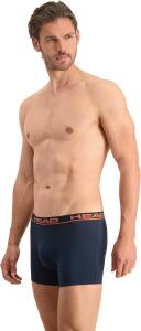 Head Herren Boxer Short Underwear (6er Pack) (XL, Blue/Orange)