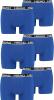 Head Herren Boxer Short Underwear (6er Pack) (L, Blue/Black)