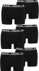 Head Herren Boxer Short Underwear (6er Pack) (L, Black/Black)