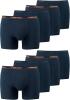 HEAD Herren Boxershorts Cotton Stretch 891003001 8er Pack, Farbe:Blau, Wäschegröße:M, Menge:8er Pack (4X 2er Pack), Artikel:-493 Peacoat/orange