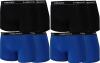 HEAD Men Boxershort 841001001 Basic Boxer 8er Pack, Farbmix 2 X (200) Black - 2 X (021) Blue / Black, M