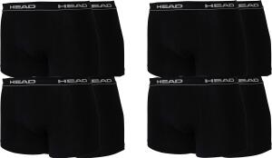 HEAD Men Boxershort 841001001 Basic Boxer 8er Pack, Black, L
