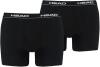 Head Herren Boxershorts im 8er Pack ohne Eingriff 841001001 (Schwarz, XL)