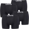 Levi´s Herren Solid Basic Boxershorts im Vorteilspack 2x2 Pack (White/White, M)