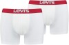 Levis Herren Boxershorts 6er Pack - Solid Basic Boxer Brief - 905001001 (Weiß, M)
