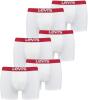 Levis Herren Boxershorts 6er Pack - Solid Basic Boxer Brief - 905001001 (Weiß, XL)