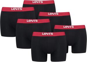 Levis Men SOLID Basic Boxer Brief ORG CO 6P,...
