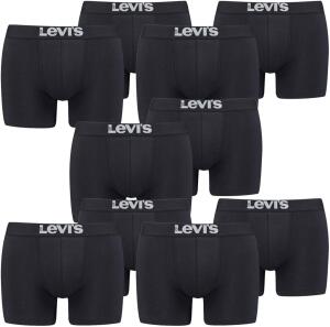 10er Pack Herren Levis Solid Basic Boxer Brief...