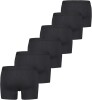 Levi’s Einfarbige Basic-Boxerslips, atmungsaktive Herrenunterwäsche aus Bio-Baumwolle mit elastischem Bund und doppelter Einlage, keine hochrutschenden Beinöffnungen, 6er-Pack, Schwarz, XXL