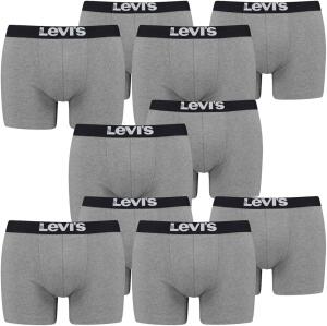 10er Pack Herren Levis Solid Basic Boxer Brief...