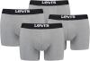 Levis Herren Solid Basic Boxer Briefs, Farbe:Middle Grey Melange, Bekleidungsgröße:XXL