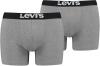 Levis Herren Boxershorts 6er Pack - Solid Basic Boxer Brief - 905001001 (Grau, XXL)