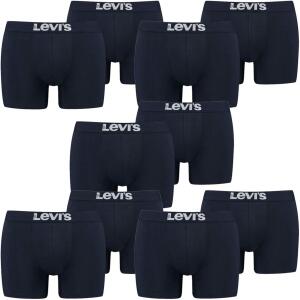 10er Pack Herren Levis Solid Basic Boxer Brief...
