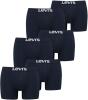 Levis Herren Boxershorts 6er Pack - Solid Basic Boxer Brief - 905001001 (Marineblau, M)