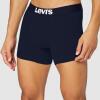 Levis Herren Levis Mens Solid Basic Boxers (6 pack) Boxer Shorts, blau, XL