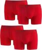 Levis Herren Boxershorts Shorts Boxer Brief Unterhosen 951007001 4er Pack, Farbe:Rot, Wäschegröße:XL, Artikel:-186 Chili Pepper