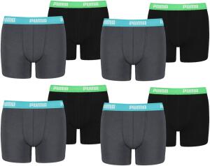 PUMA Junior Boys Boxershort Basic Boys Boxer 4er Pack,...