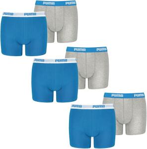 PUMA 6 er Pack Boxer Boxershorts Jungen Kinder Unterhose...