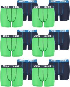 PUMA 12 er Pack Boxer Boxershorts Jungen Kinder Unterhose...