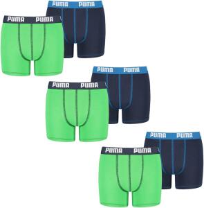 PUMA 6 er Pack Boxer Boxershorts Jungen Kinder Unterhose...