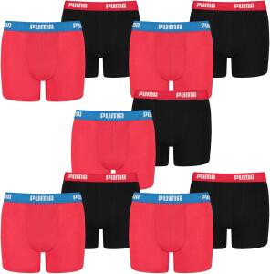 PUMA 10 er Pack Boxer Boxershorts Jungen Kinder Unterhose...
