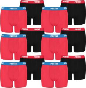 PUMA 12 er Pack Boxer Boxershorts Jungen Kinder Unterhose...