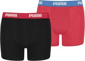 Puma Jungen Basic Boxer 2p Unterhose, (Red/Black 786),...