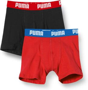 Puma Jungen Boys Basic Boxer 2P Boxershorts, Mehrfarbig...