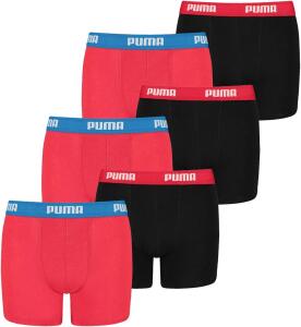 PUMA 4 er Pack Boxer Boxershorts Jungen Kinder Unterhose...